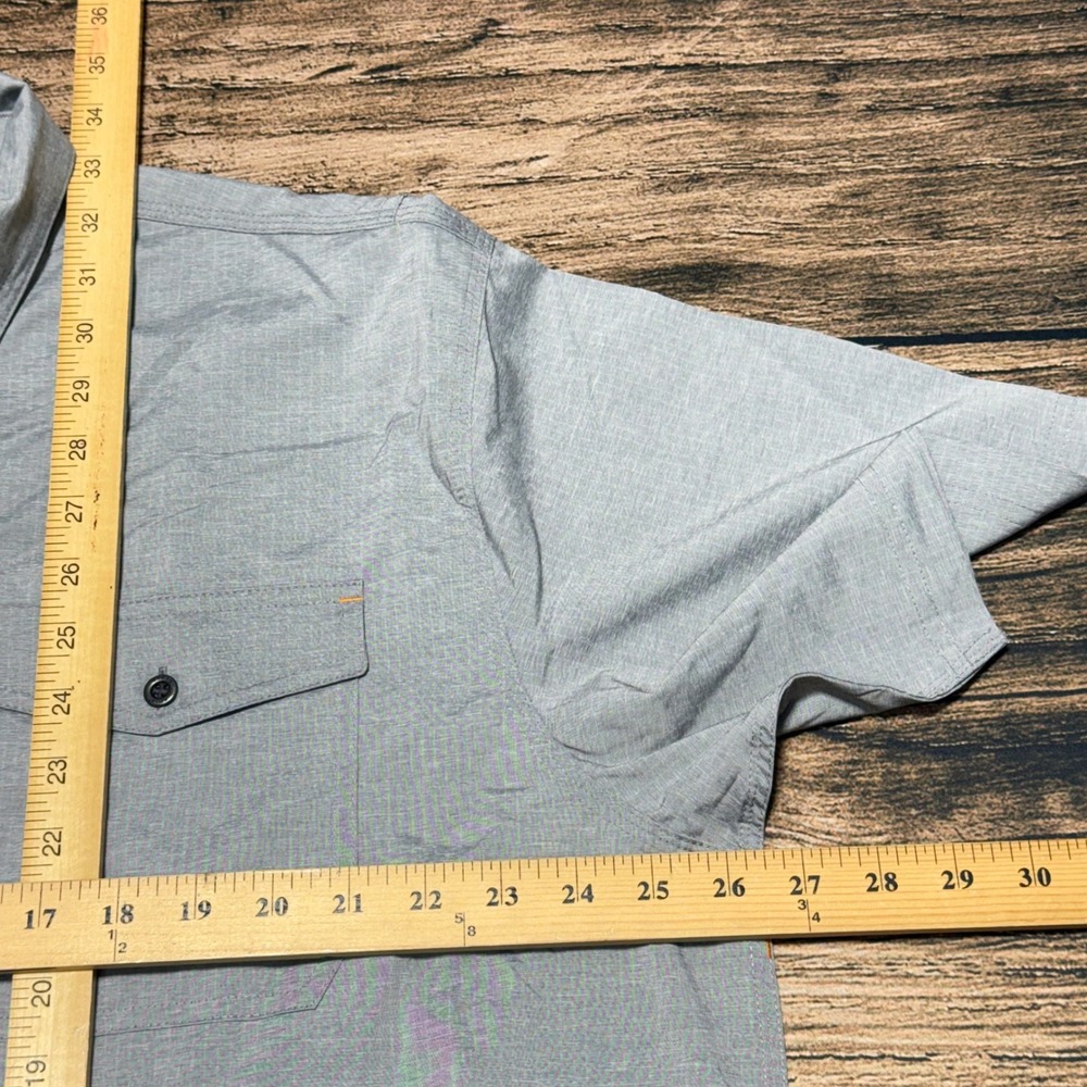 Ariat Work Shirt Mens XL Charcoal Gray Rebar VentTEK DuraStretch SS 10031024 NWT - Picture 9 of 10